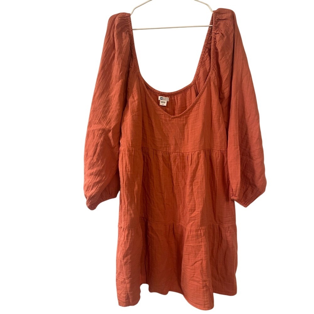 Billabong Rust Orange Mini Dress